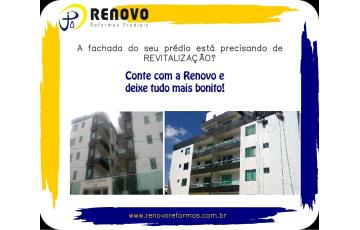 Pintura de Fachadas Renovo Reformas Belo Horizonte