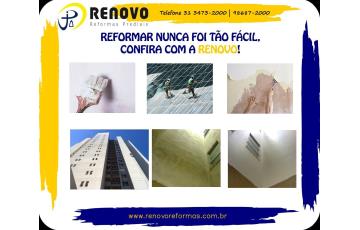 Pintura de Fachadas Renovo Reformas Belo Horizonte