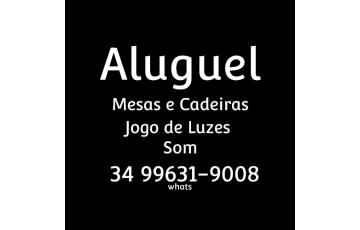 Aluguel Mesas Cadeiras Som Luzes Uberlândia