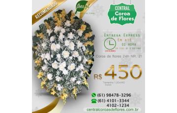 CENTRAL COROAS DE FLORES EM BRASÍLIA-DF 24 HORAS 